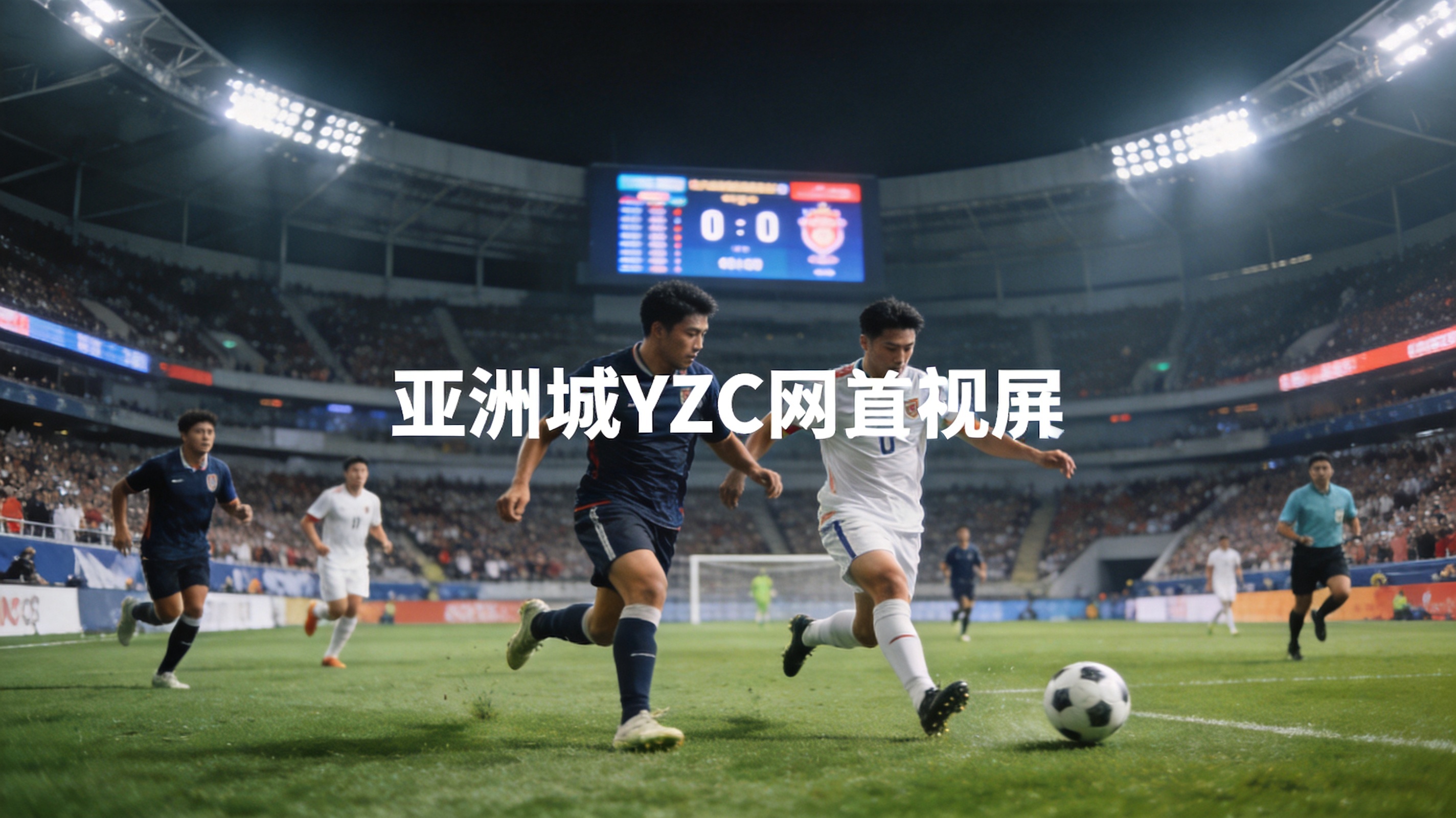 亚洲城YZC88体育赛事直播现场 足球比赛激烈对抗